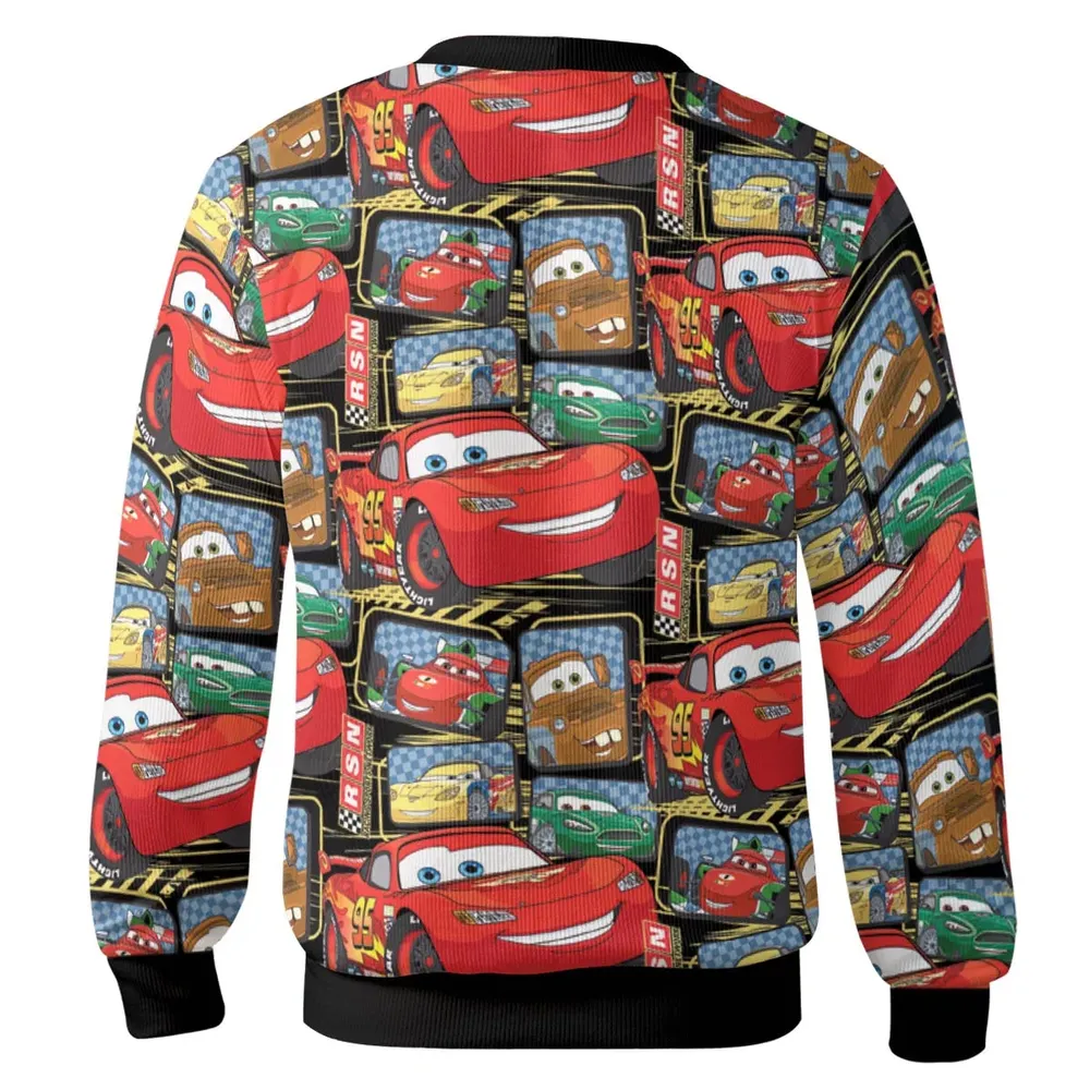 Cartoon Racing Car Cardigan - 3