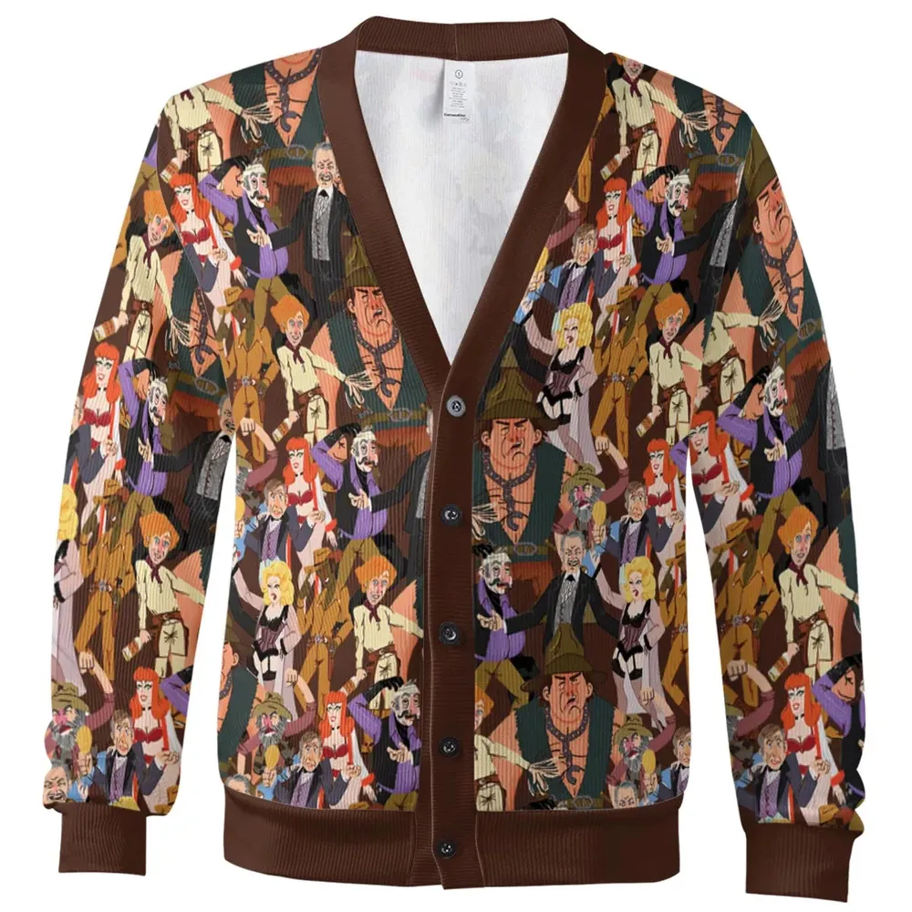 He Rode a Blazing Saddle Cardigan - 2