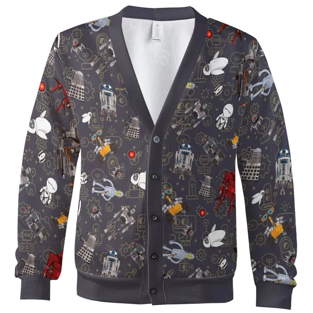 Screen Machine Iconic Robots Cardigan - 2