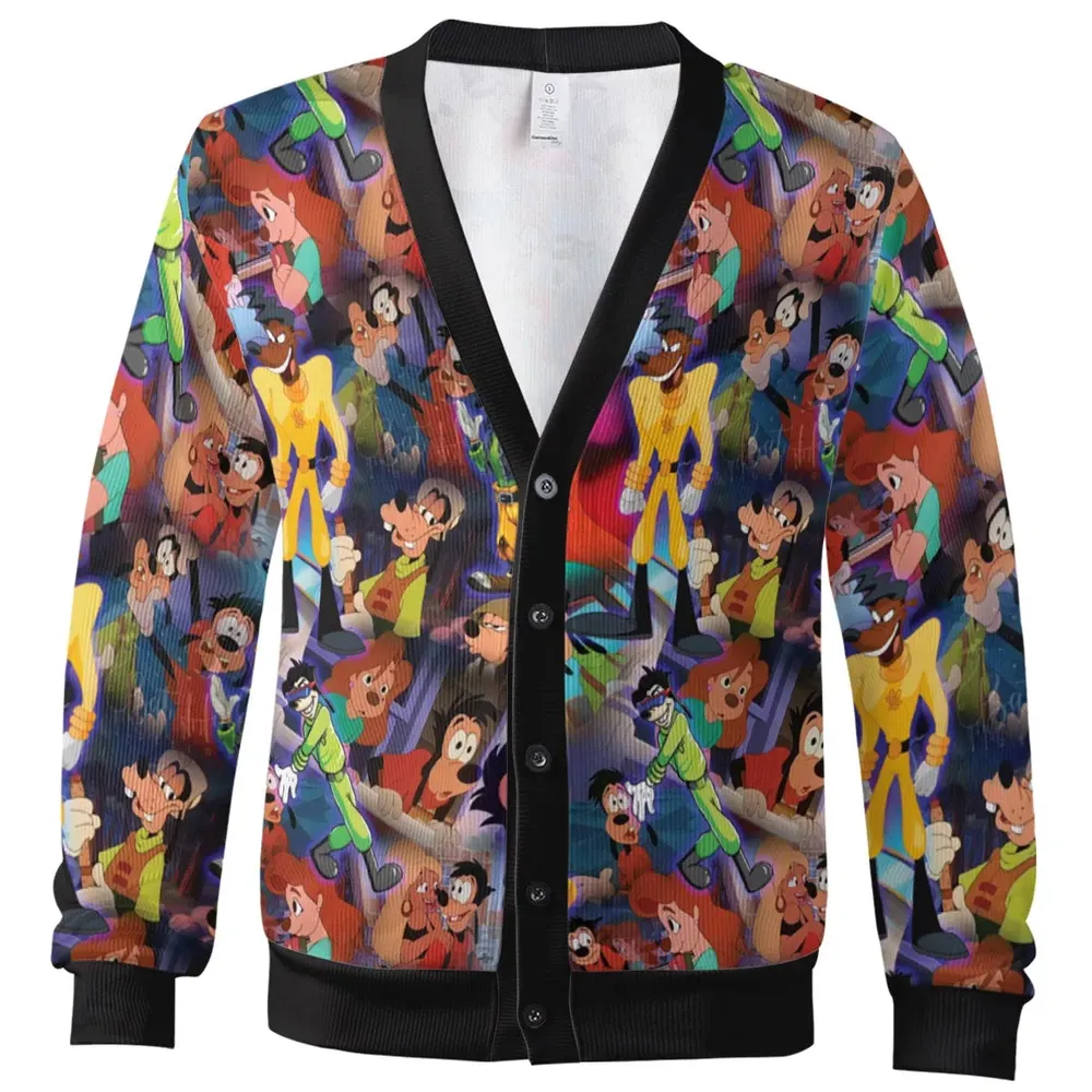 A Day With Goofy Cardigan - 2