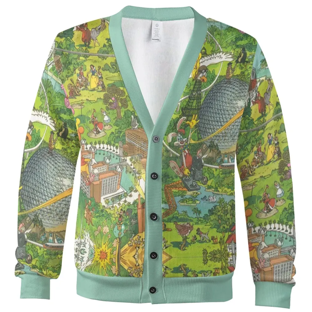 The Vacation Kingdom of the World Cardigan - 2