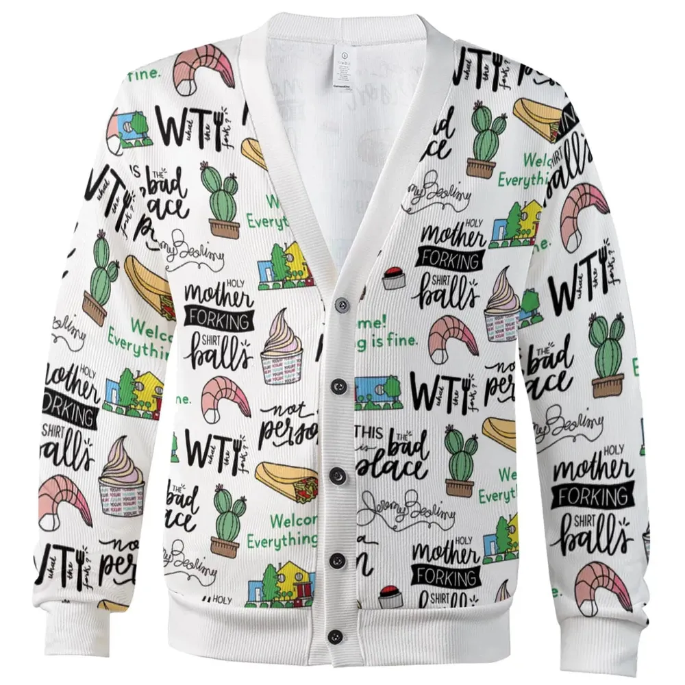 Forking Awesome The Good Place Cardigan - 2