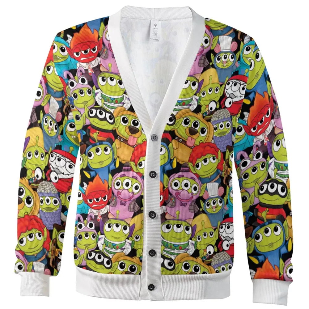 Little Green Men Cardigan - 2