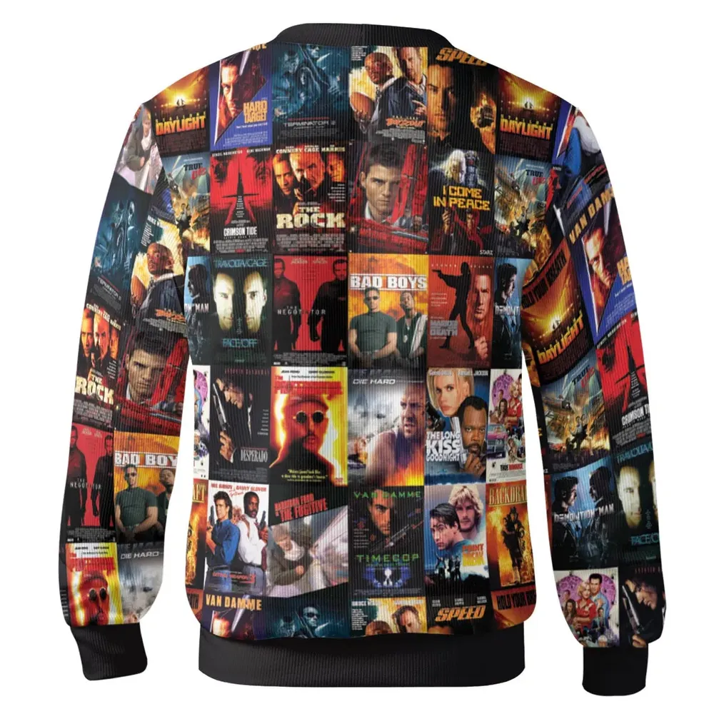 90s Action Movies Cardigan - 3