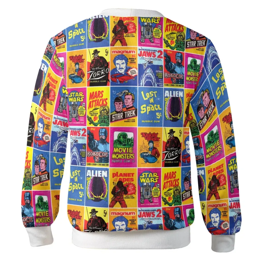 Vintage Trading Cards Cardigan - 3