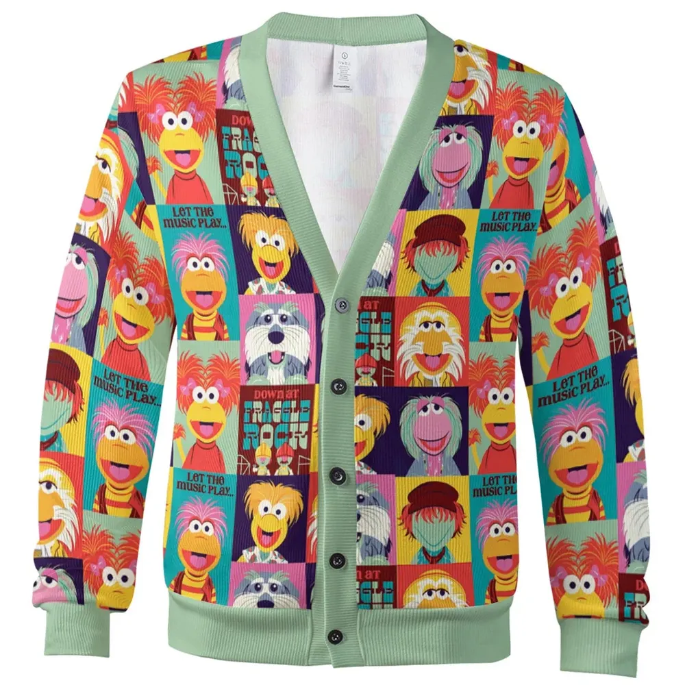 Let The Music Play Fraggle Rock Cardigan - 2