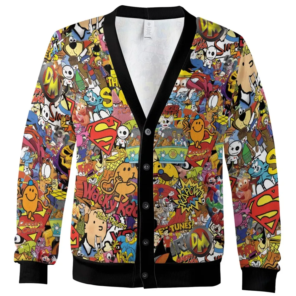 Nostalgia Trip 90s Cartoons Cardigan - 2