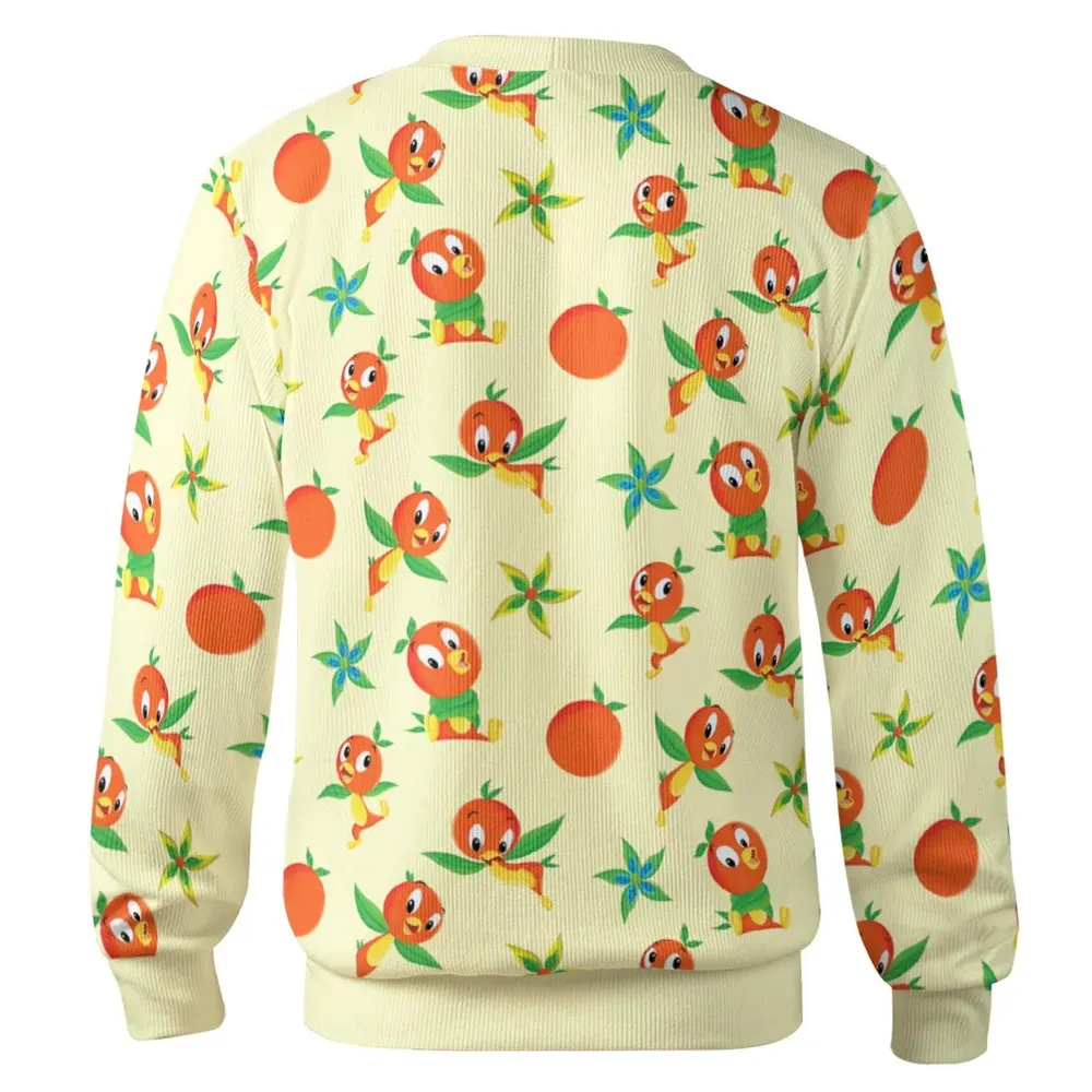 Orange and Bird Cardigan - 3