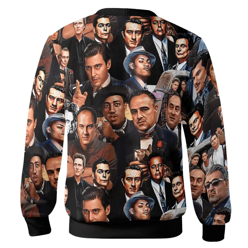 Collage of Gangsters Cardigan - 3
