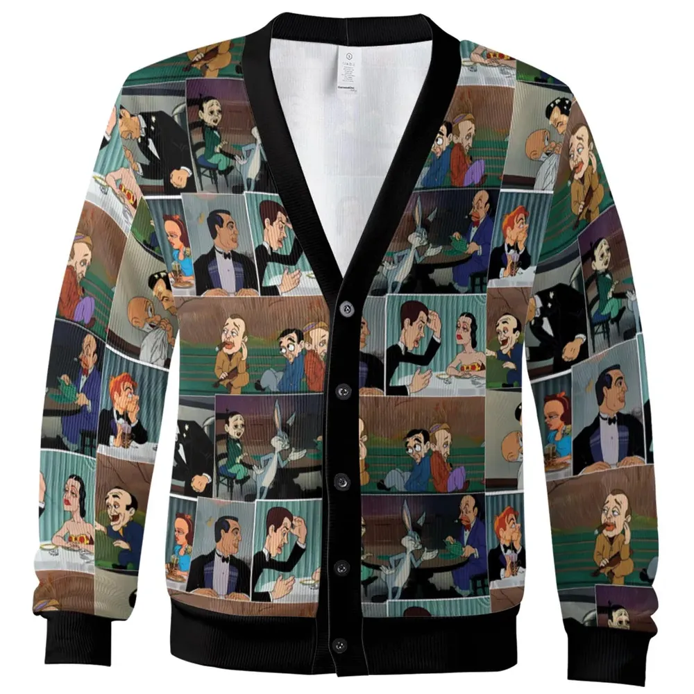 Classic Western Animation Cardigan - 2
