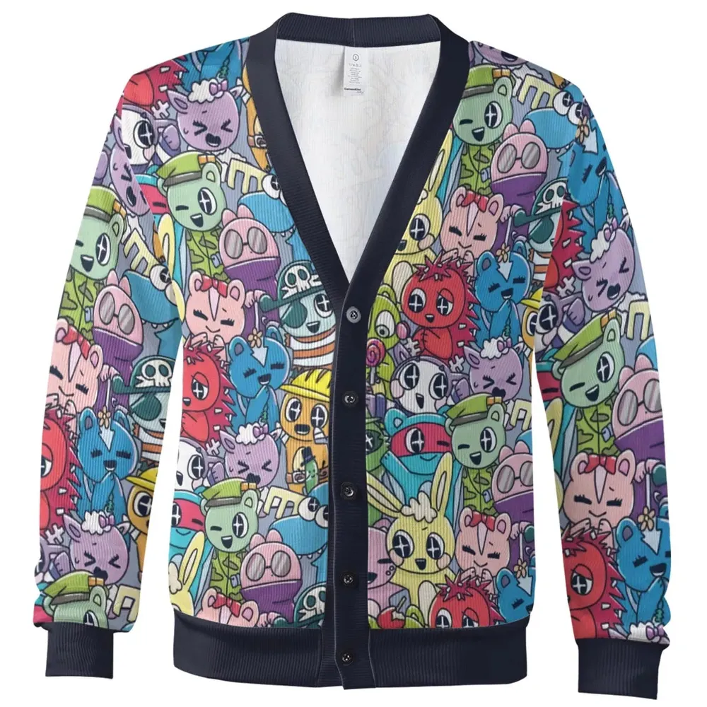 Happy Vibes Happy Tree Friends Cardigan - 2