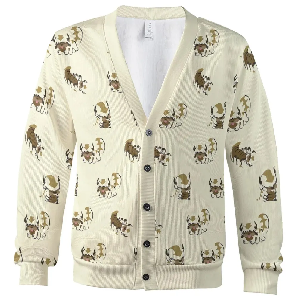 Flying Bison Pattern Cardigan - 2