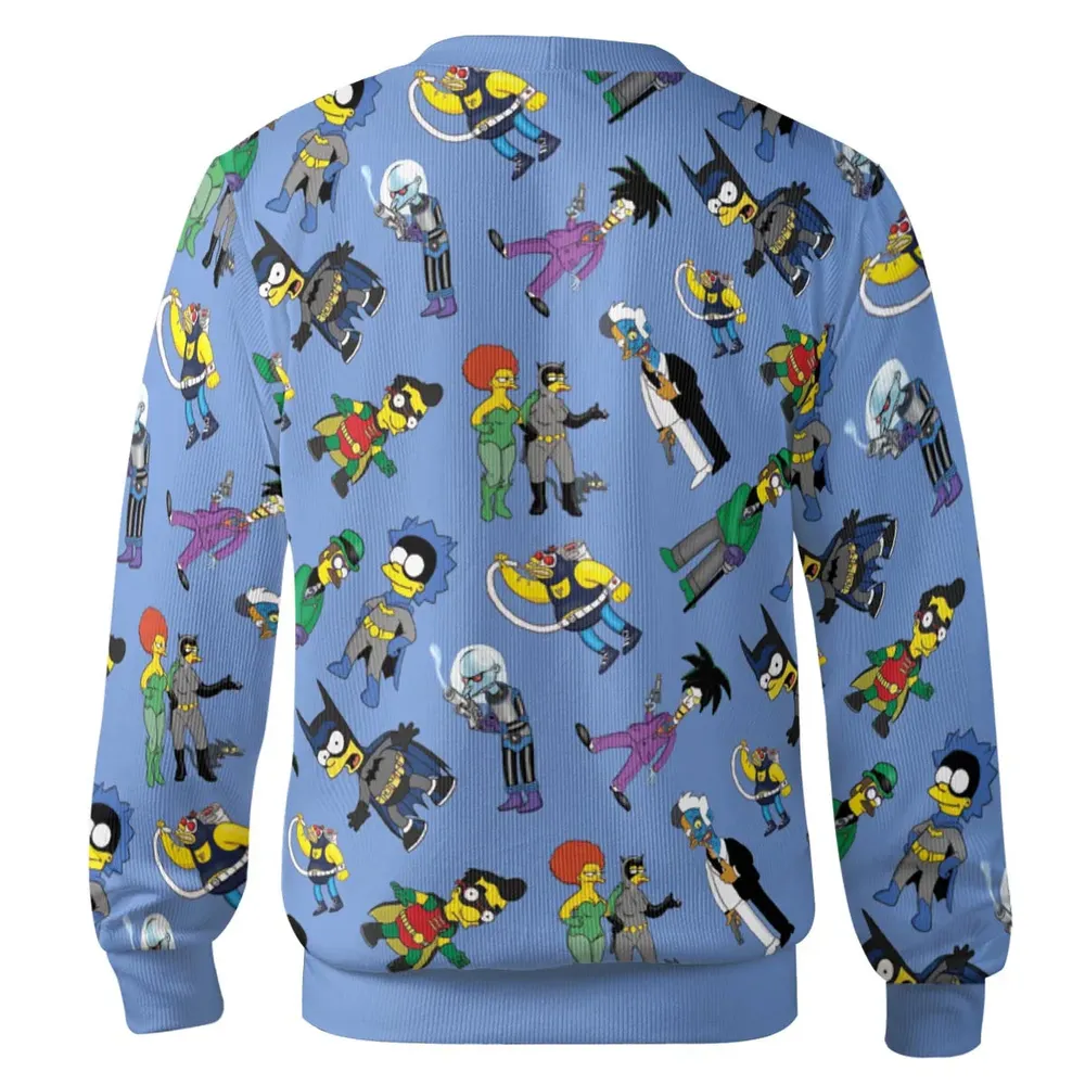 Springfield Vibes The Simpsons Batman Mashup Cardigan - 3