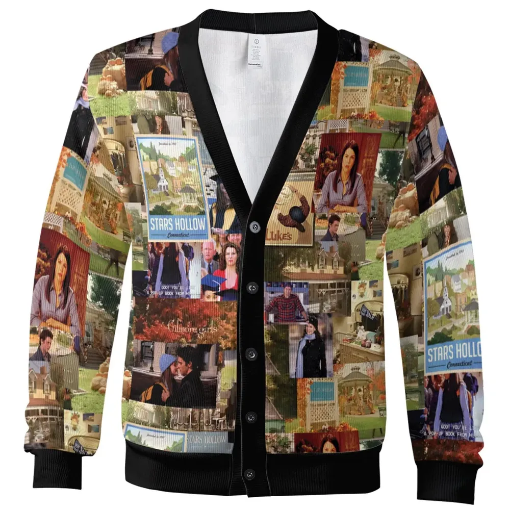 Love The Collage Gilmore Girls Cardigan - 2
