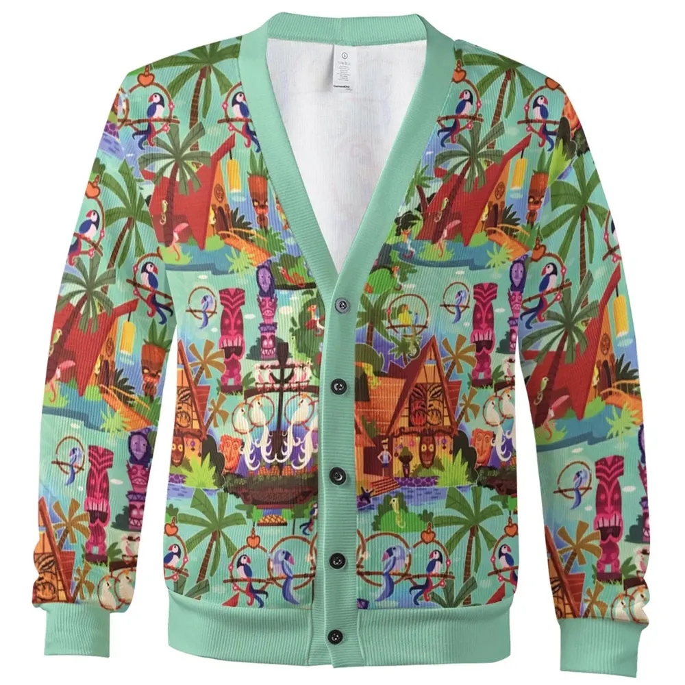 Enchanted Tiki Room Collage Cardigan - 2
