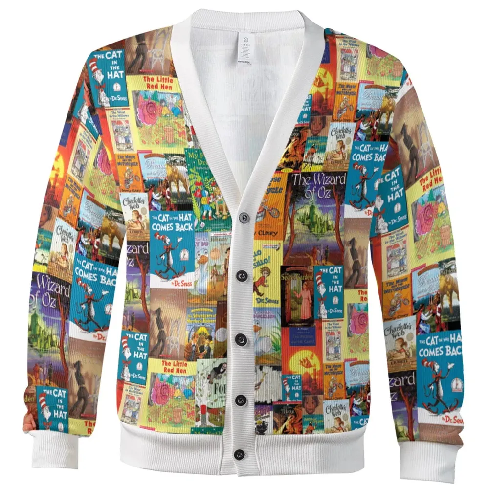 Children's Books A-Line Cardigan - 2