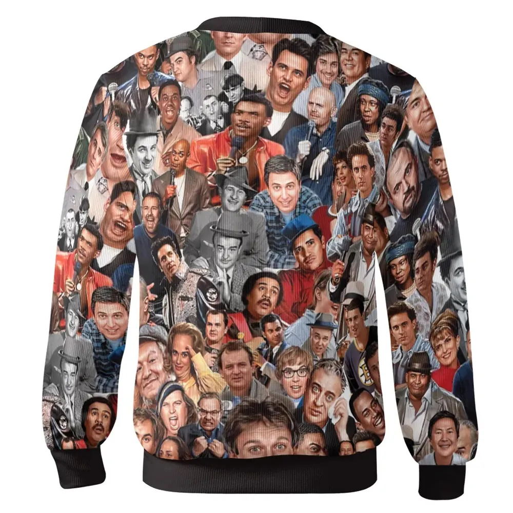 Collage of Comedy Cardigan - 3