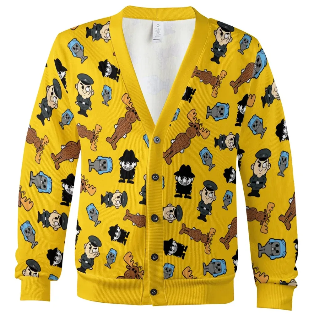 Cartoon Capers Rocky and Bullwinkle Cardigan - 2