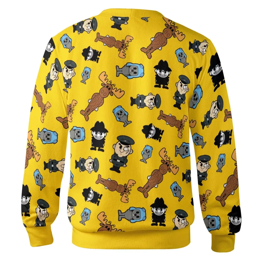 Cartoon Capers Rocky and Bullwinkle Cardigan - 3