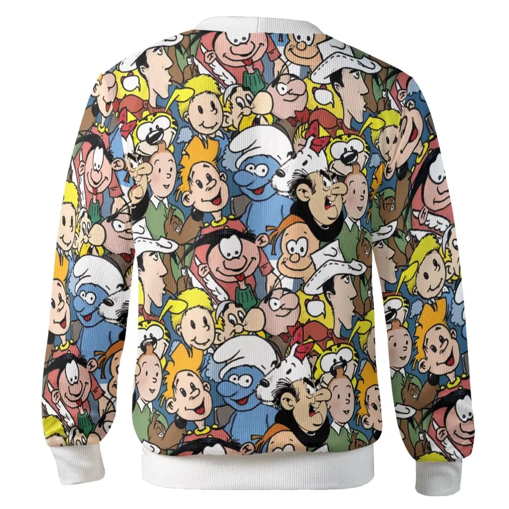 Belgium Comic Characters Cardigan - 3