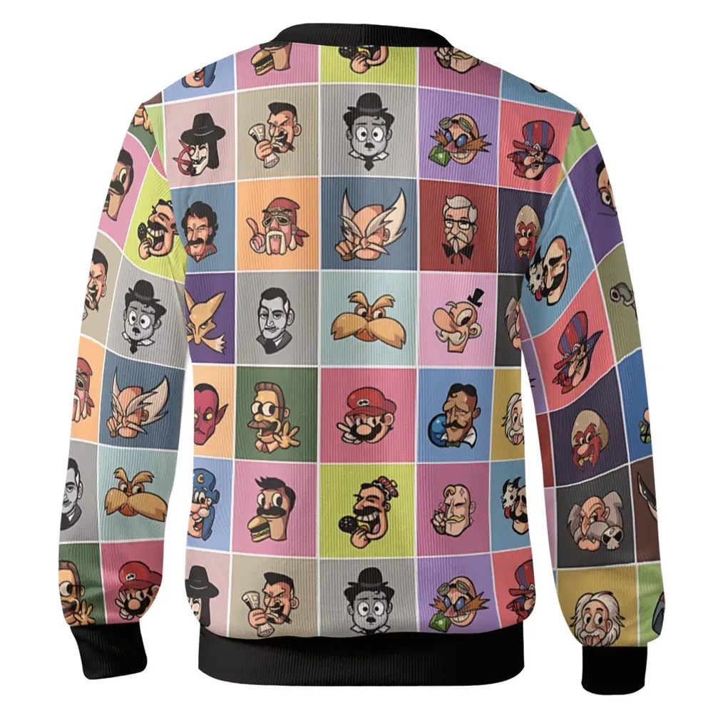 Movember Famous Mustaches Cardigan - 3
