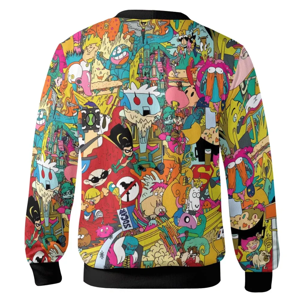 Retro Cartoons Adventure Time Cardigan - 3