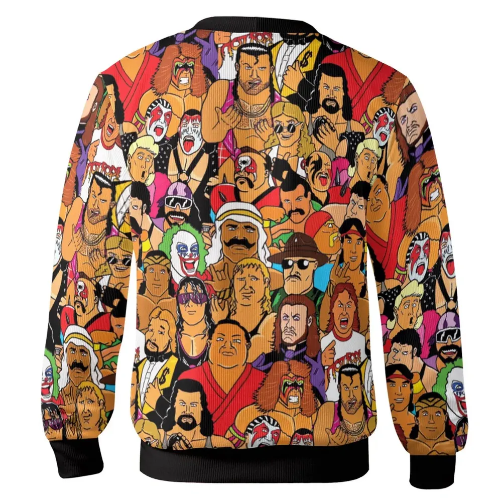 Classic WWF Cartoon Cardigan - 3