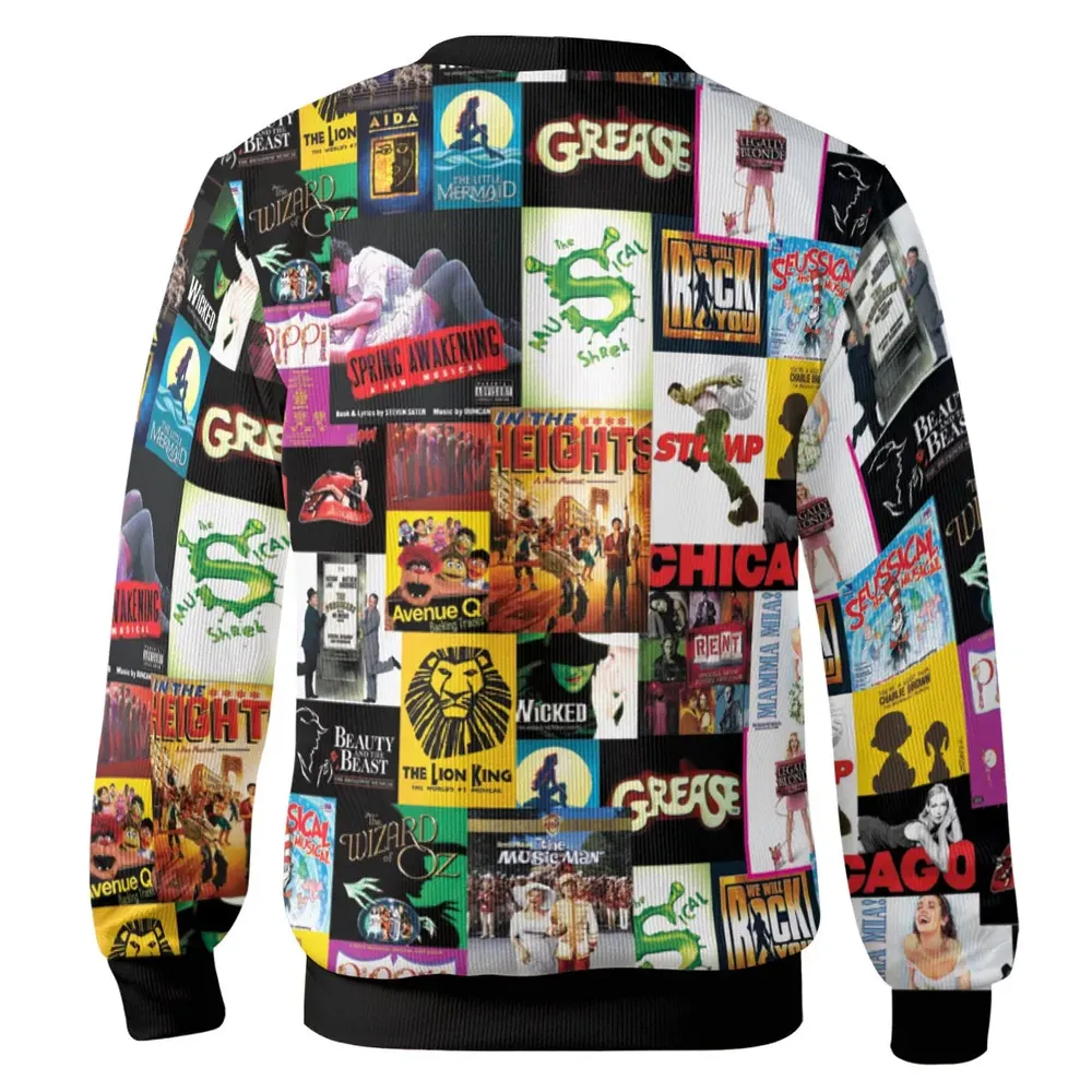 Broadway Musical Collage Cardigan - 3
