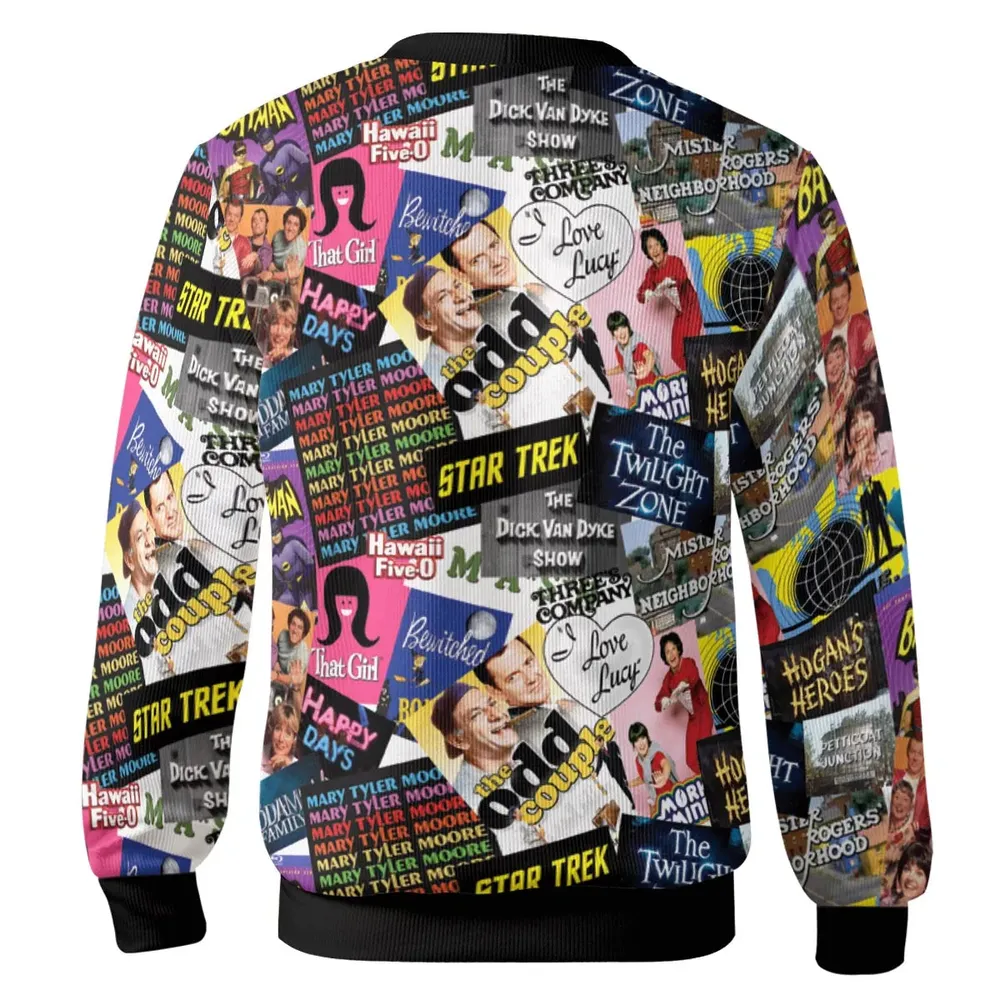 Classic Television Collage Cardigan - 3
