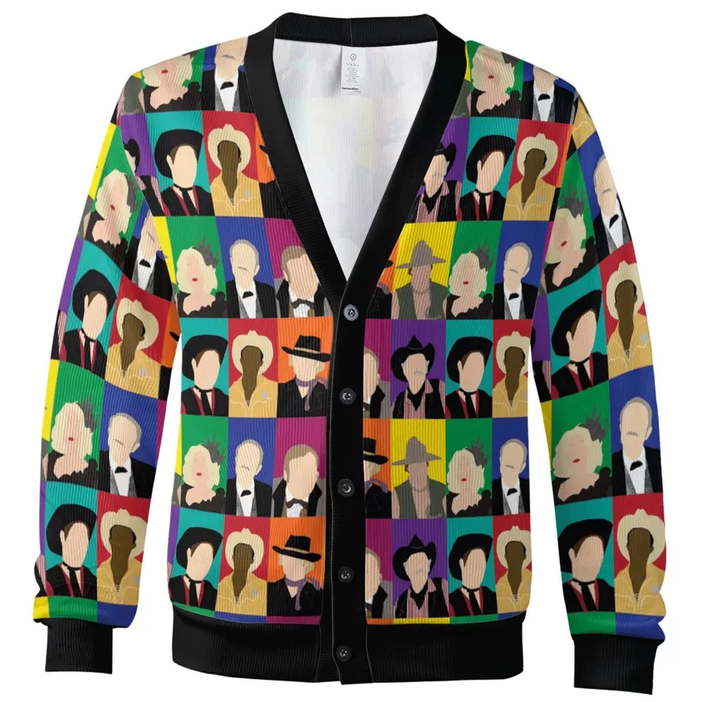 Blazing Saddles characters Cardigan - 2