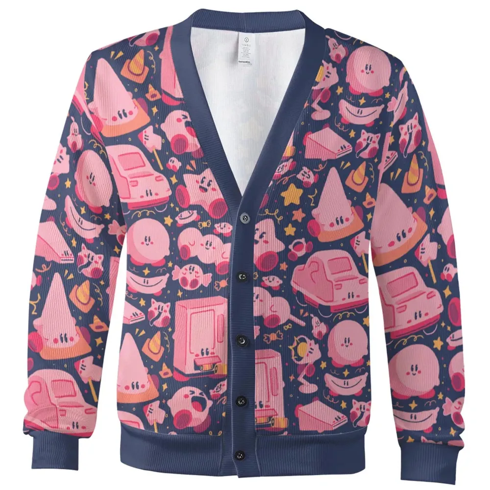 Pink Overload Kirby Cardigan - 2