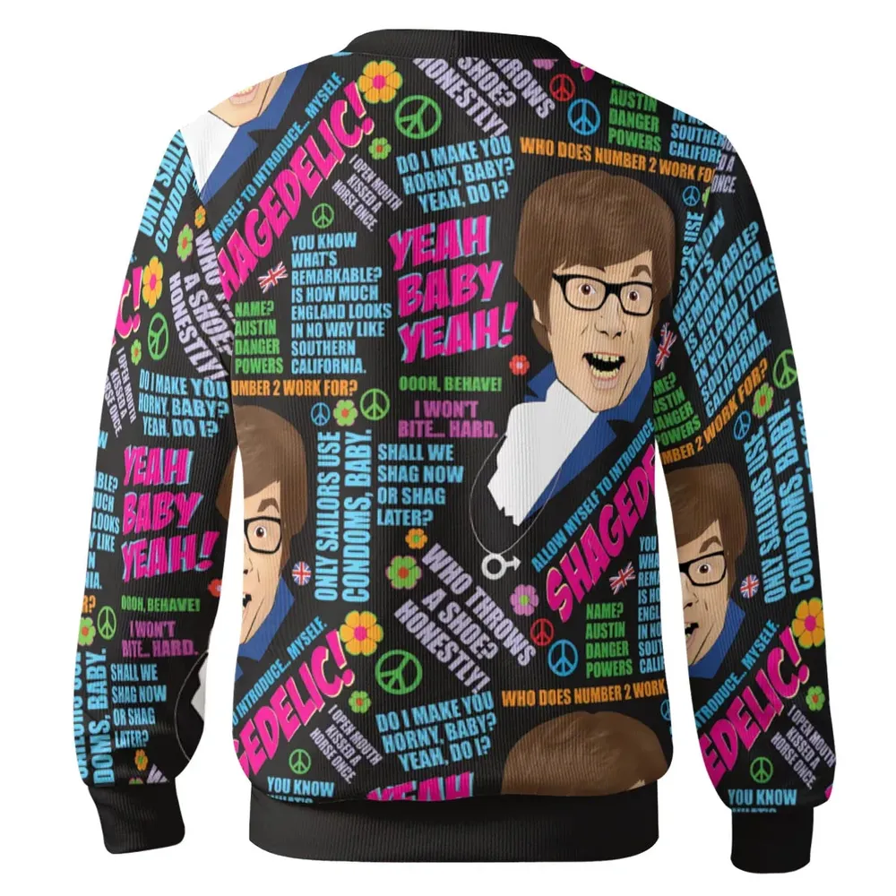 Austin Powers Quotes Cardigan - 3