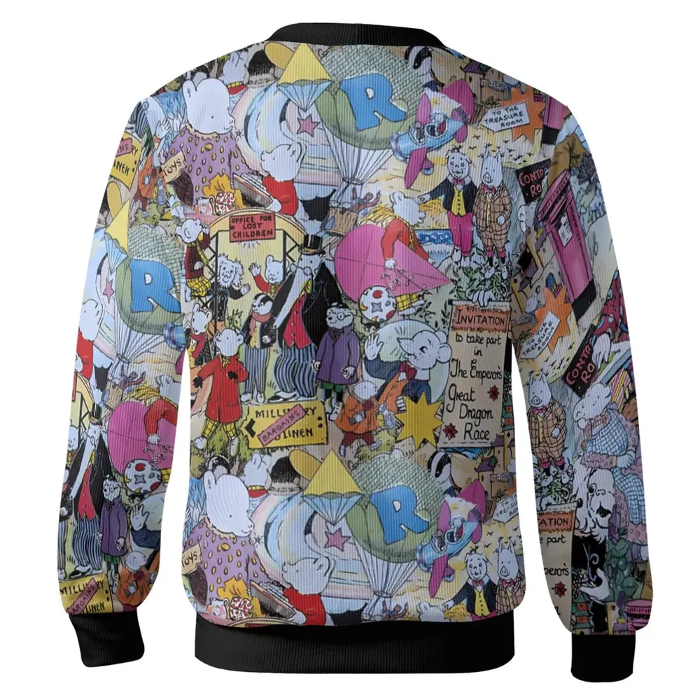 Retro Look Rupert Bear Cardigan - 3