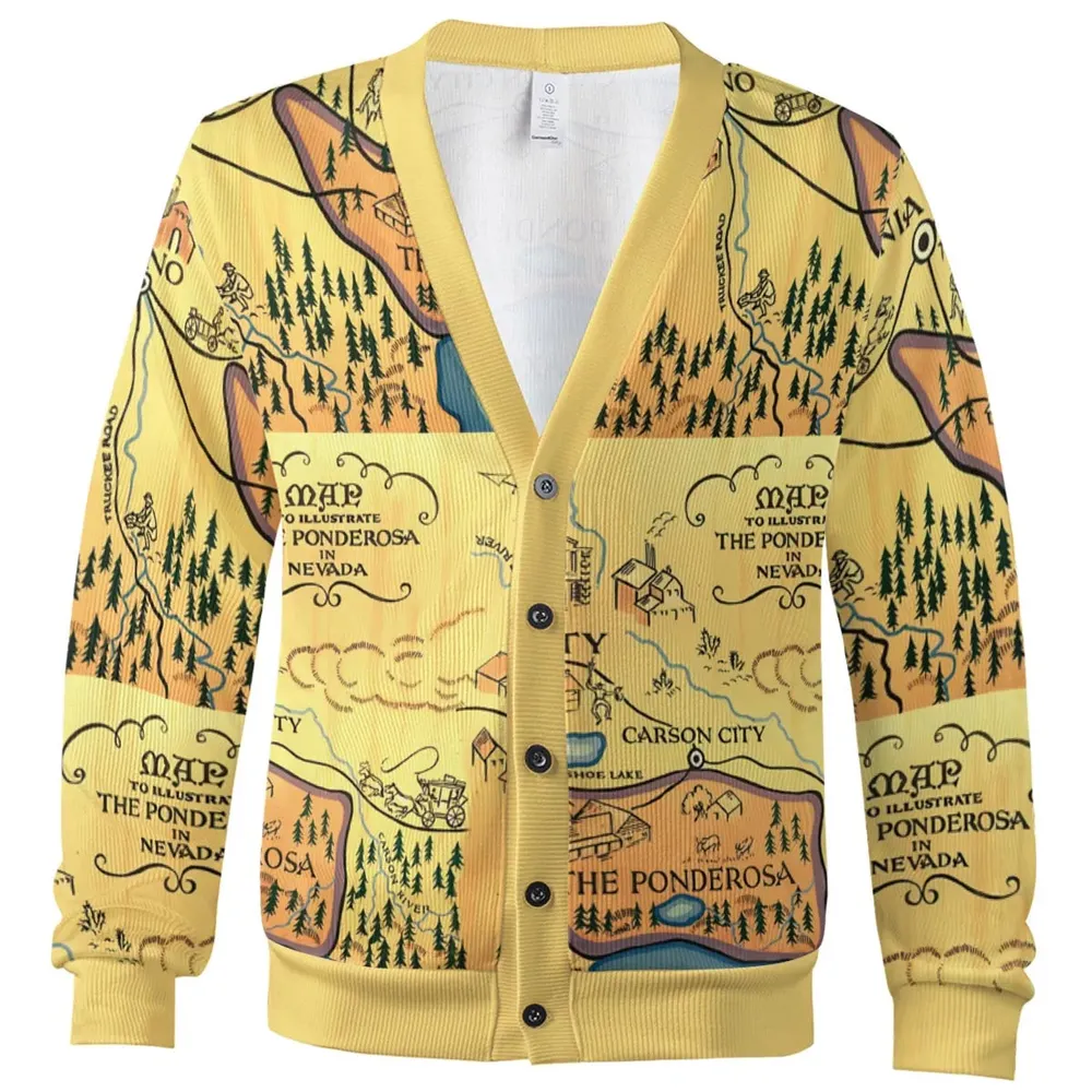 Map of The Ponderosa Cardigan - 2