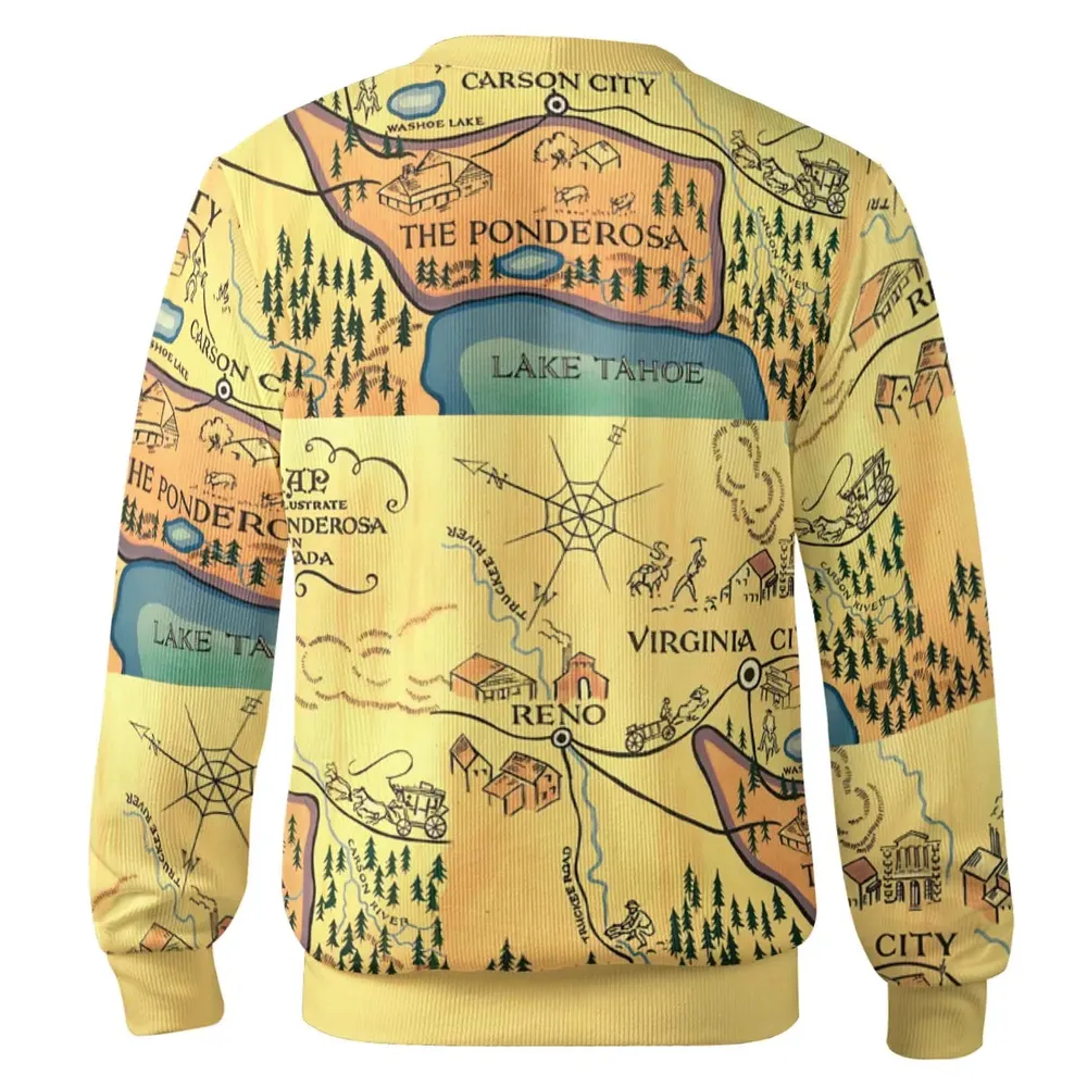 Map of The Ponderosa Cardigan - 3