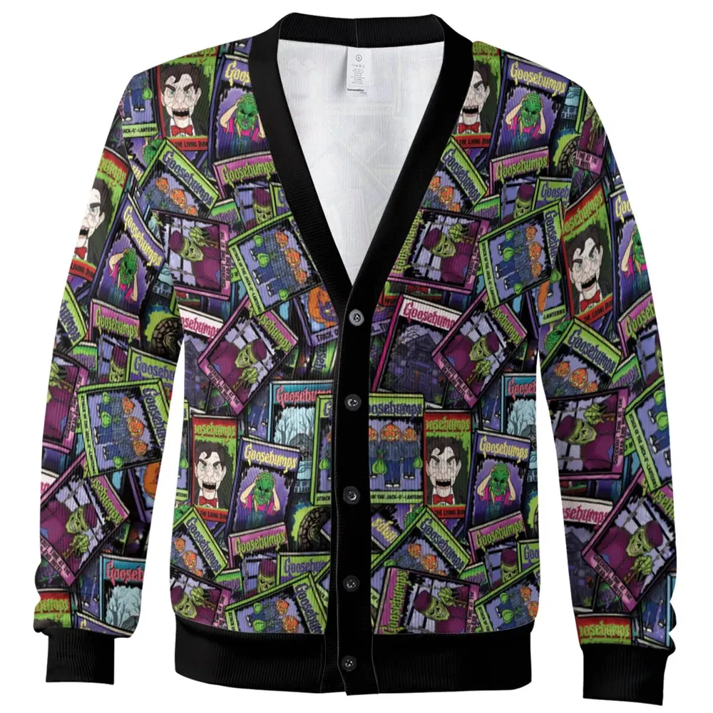 Goosebumps Collage Cardigan - 2