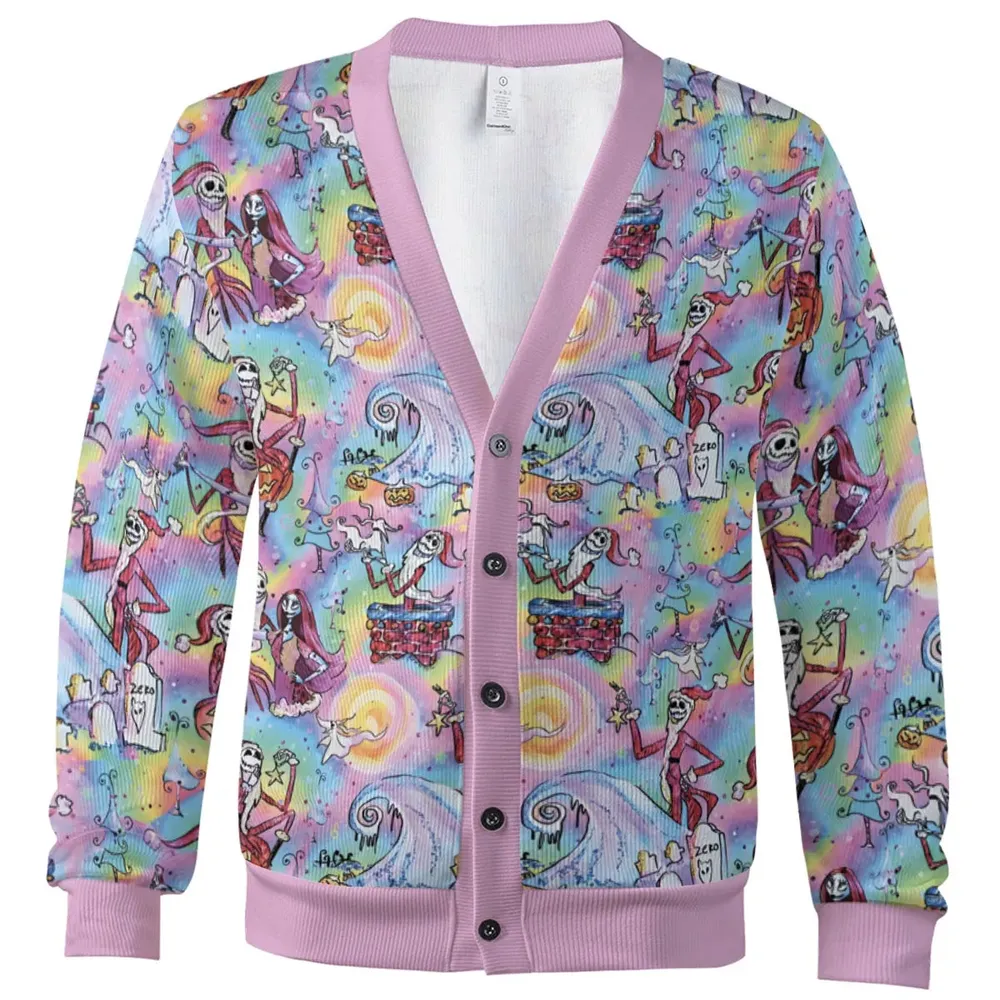 Goth Aesthetic The Nightmare Before Christmas Cardigan - 2