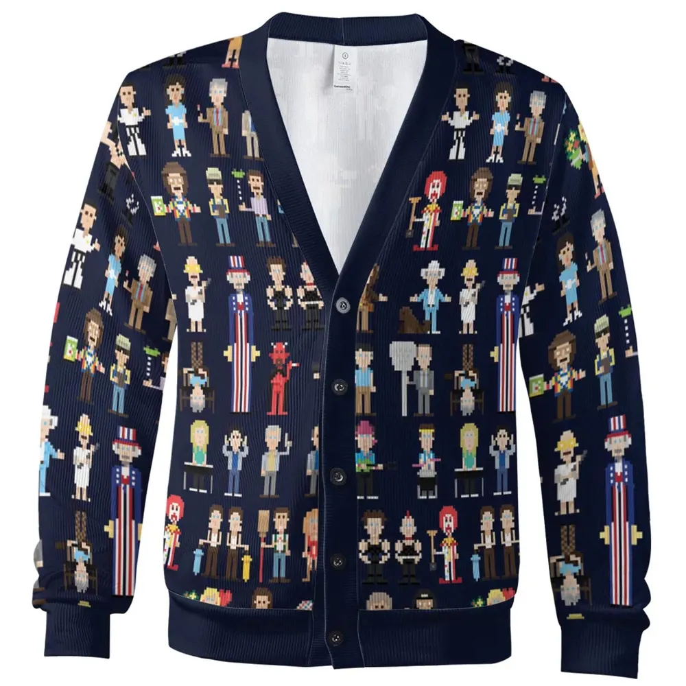 8-Bit UHF Cardigan - 2