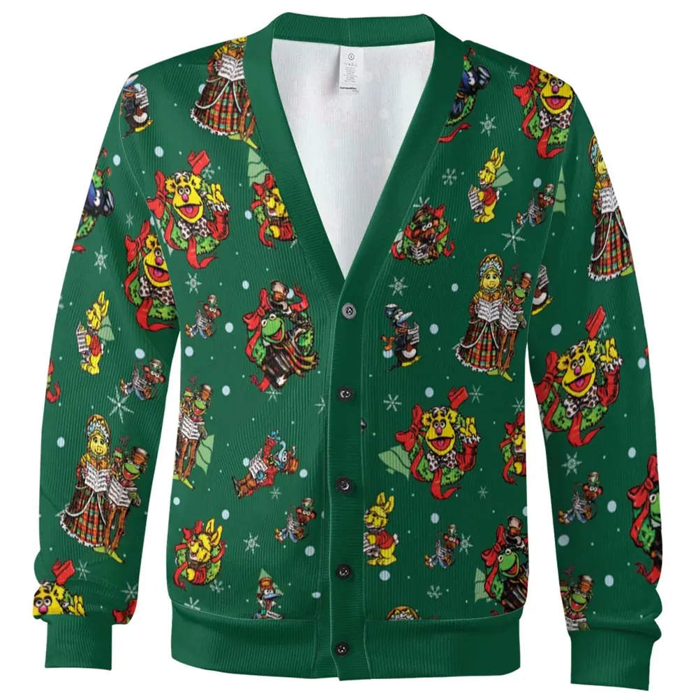 Christmas Carol Muppet Cardigan - 2