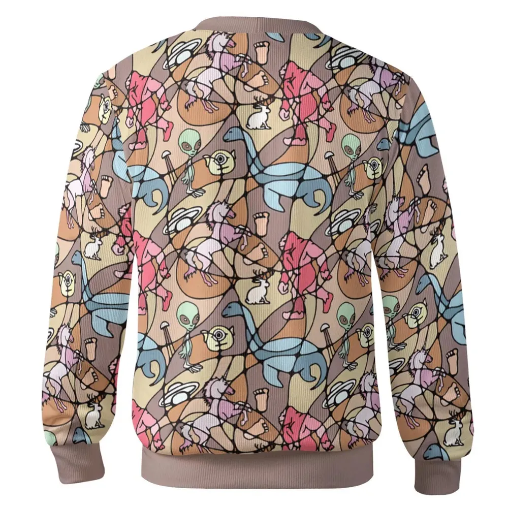 Mythical Creatures Stained Glass  Cardigan - 3