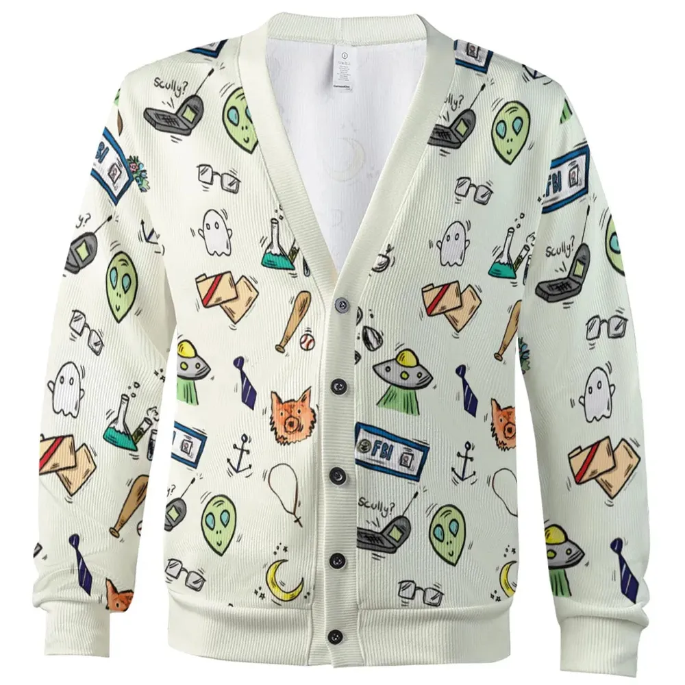 The X-File Doodles Cardigan - 2