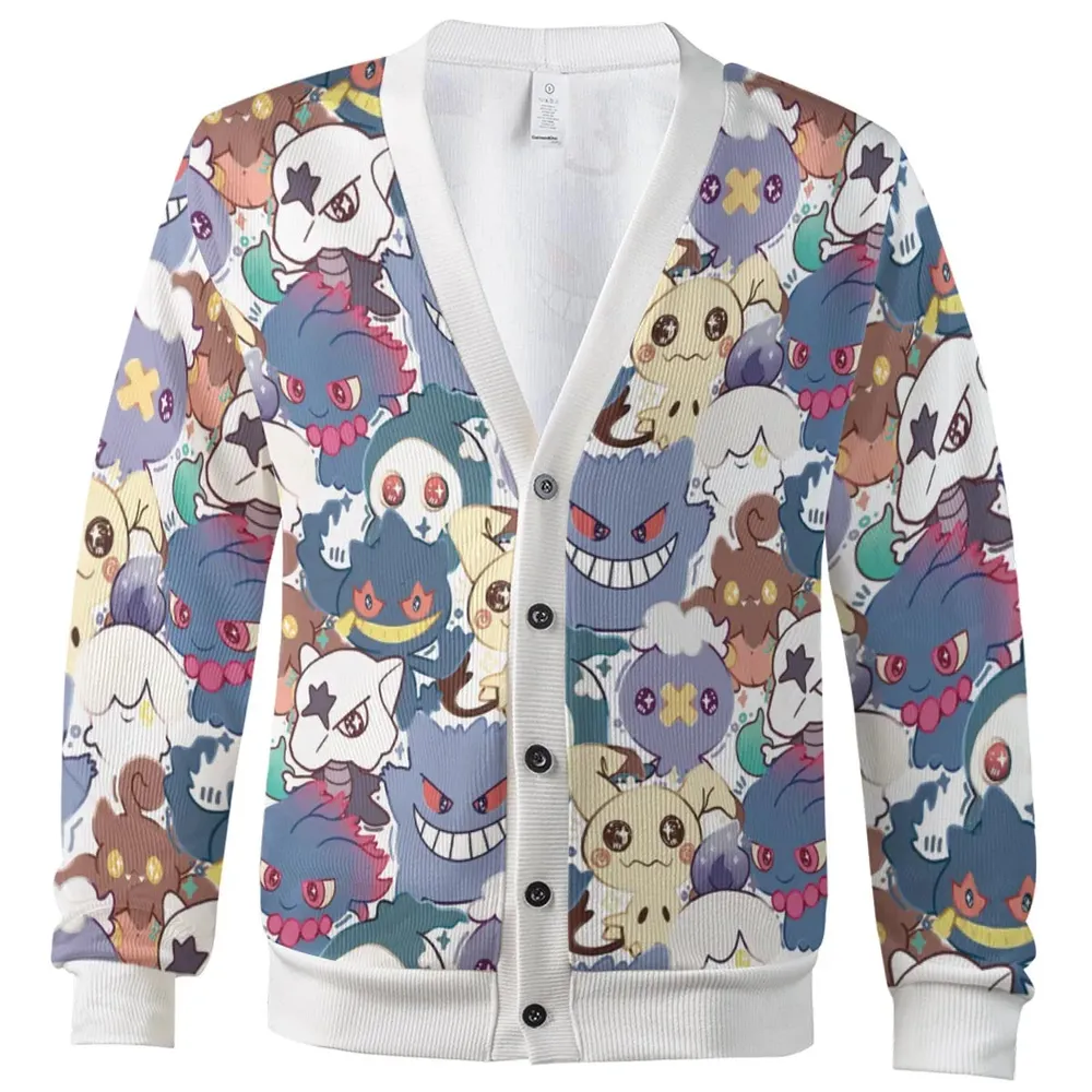 Ghost Friends Pokemon Cardigan - 2