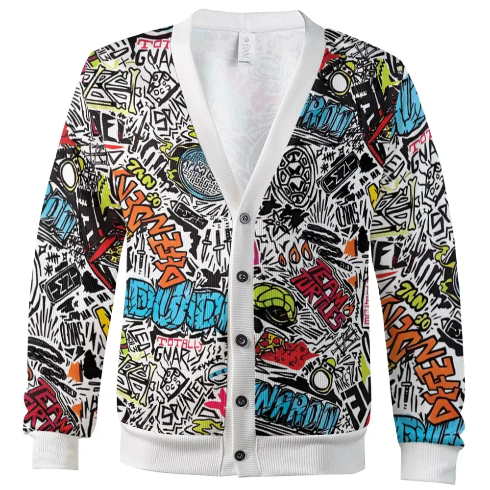 TMNT Mayhem Sketched Cardigan - 2