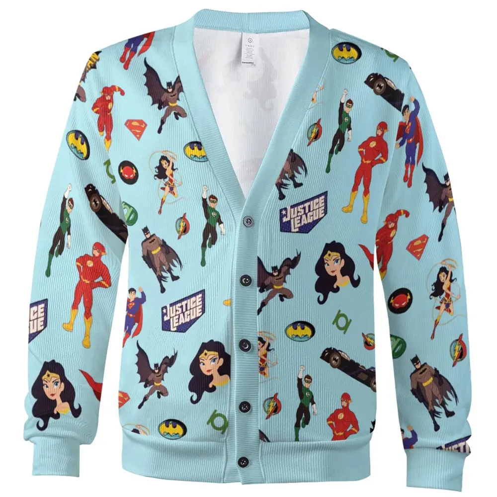 Superhero Style Justice League Cardigan - 2