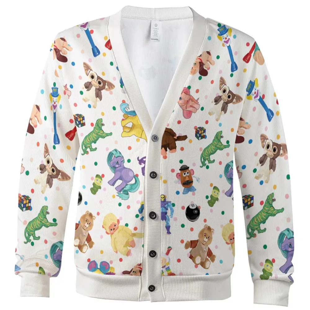 80s Toy Collage Cardigan - 2