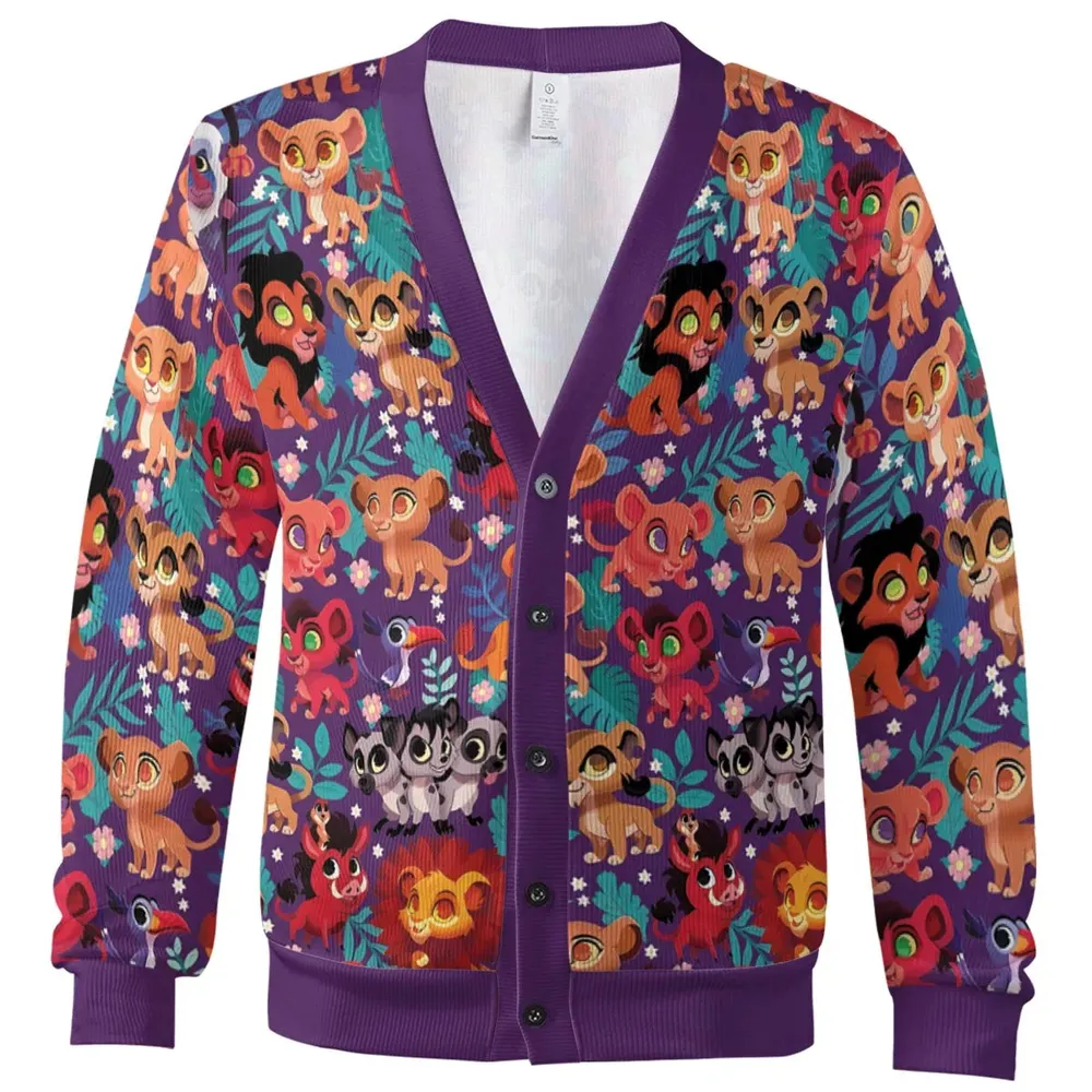 Kawaii Lion Cardigan - 2