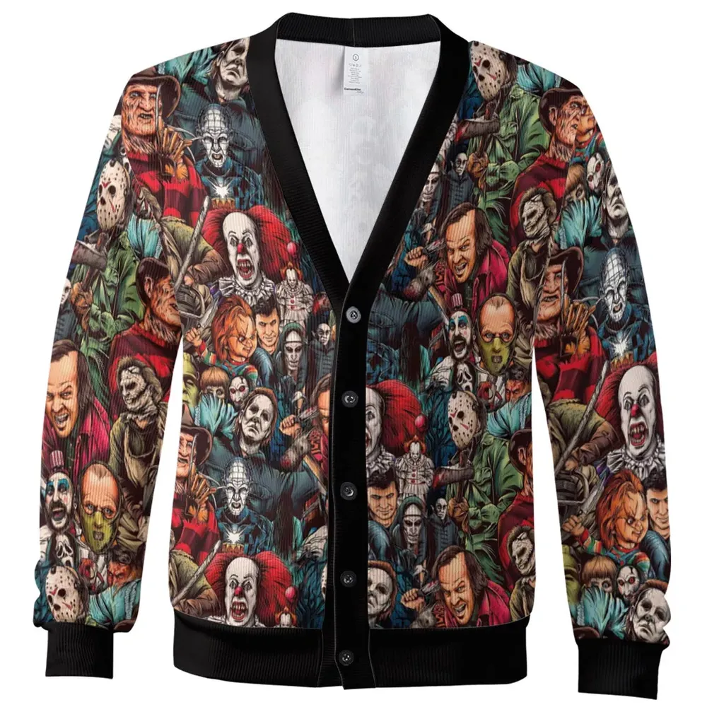 Horror Characters Cardigan - 2
