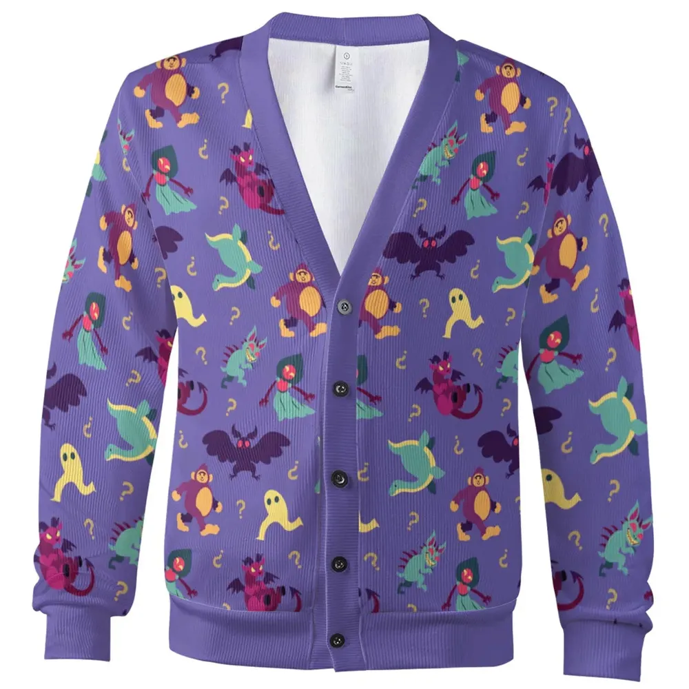 Cryptid Friends Cardigan - 2
