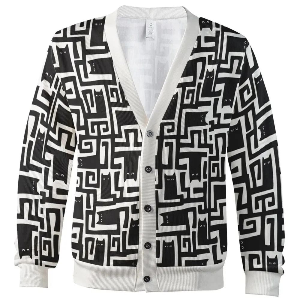 Cat Maze Cardigan - 2