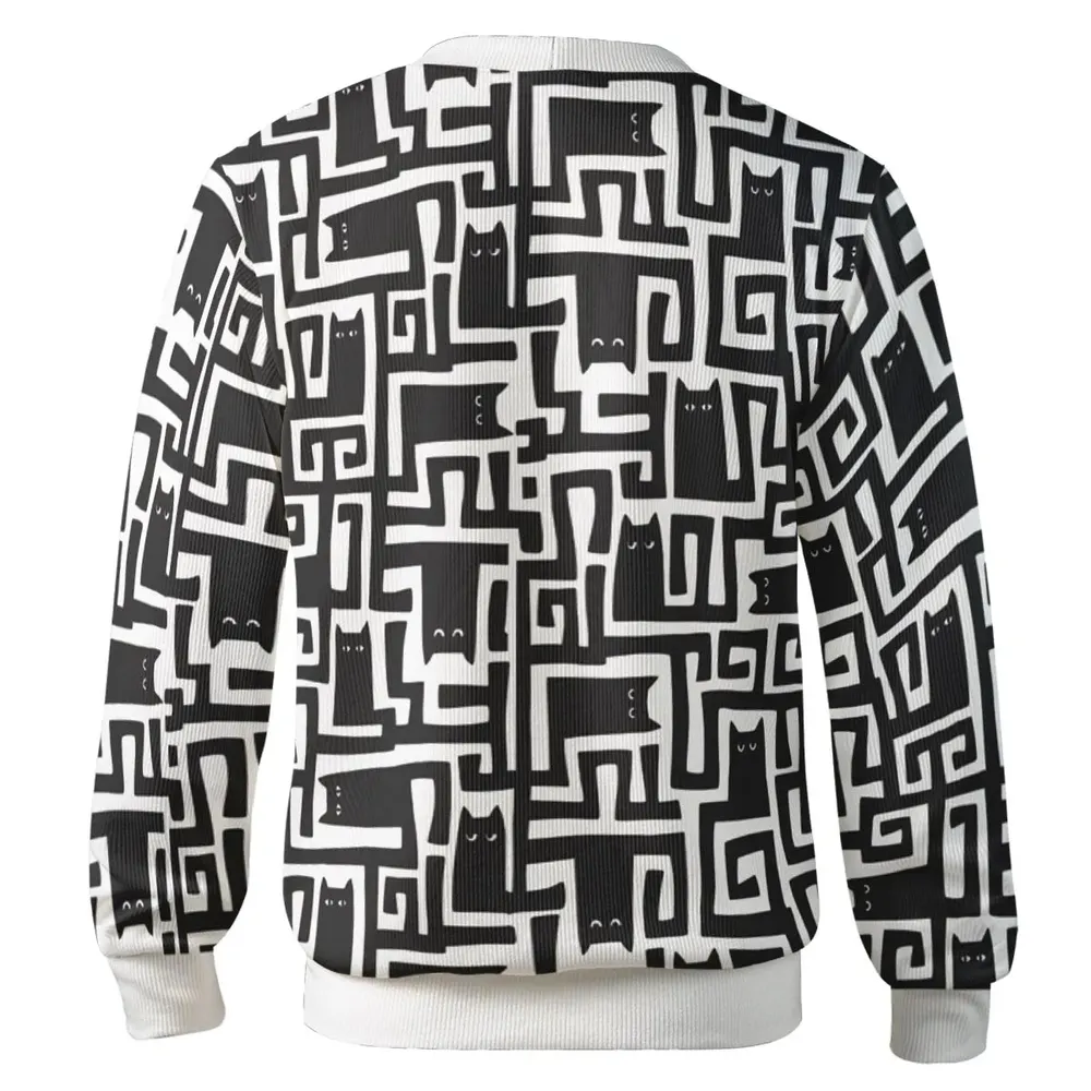 Cat Maze Cardigan - 3